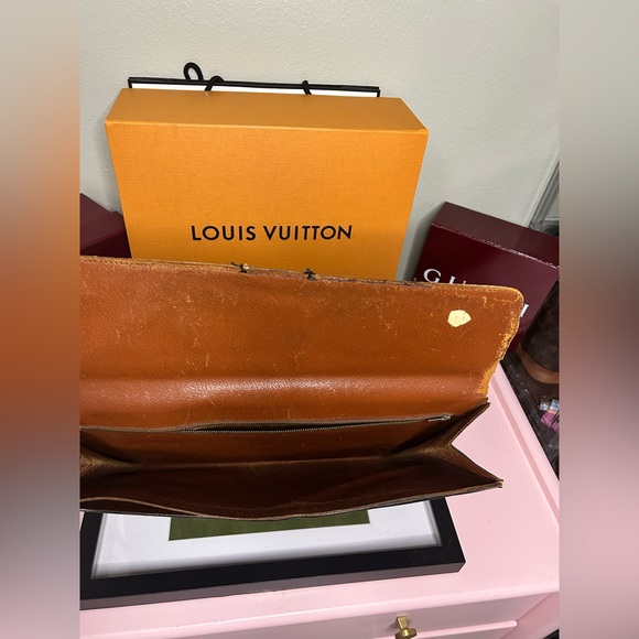 Louis Vuitton Porte-Document Brown Monogram Pouch - Picture 7 of 11